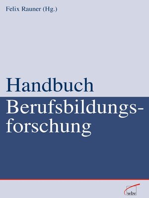 cover image of Handbuch Berufsbildungsforschung